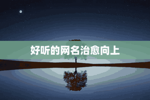 好听的网名治愈向上(好听的网名治愈向上的名字)